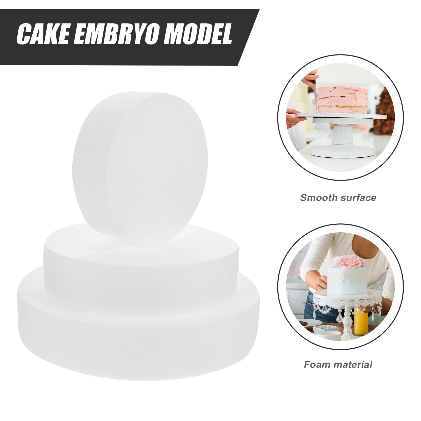 

Cakedummy Styrofoam Dummies Fake Rounds Round Polystyrene Set Model Shapesweddingcircles Practice Decorating Cakes Circle Faux