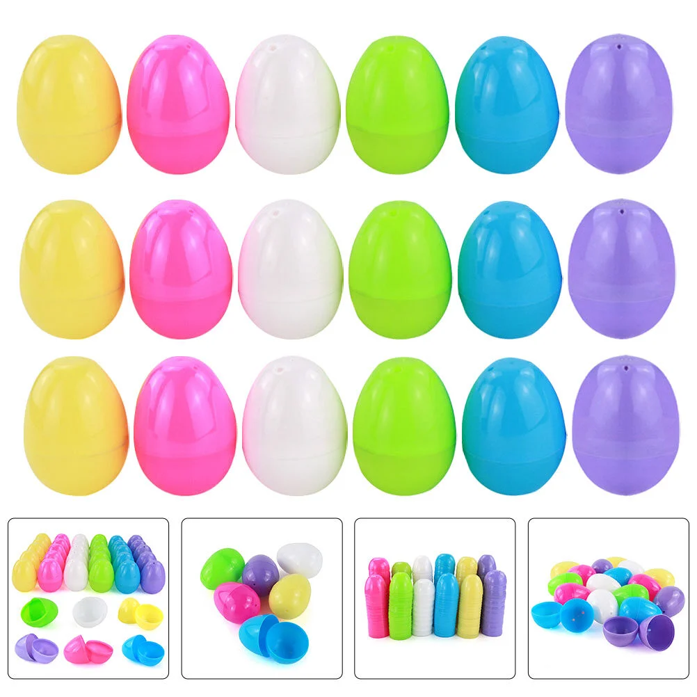 

Eggs Gift Boxes Easter Empty Candy Egg-shaped Toys Wrapping Eggshells Supplies