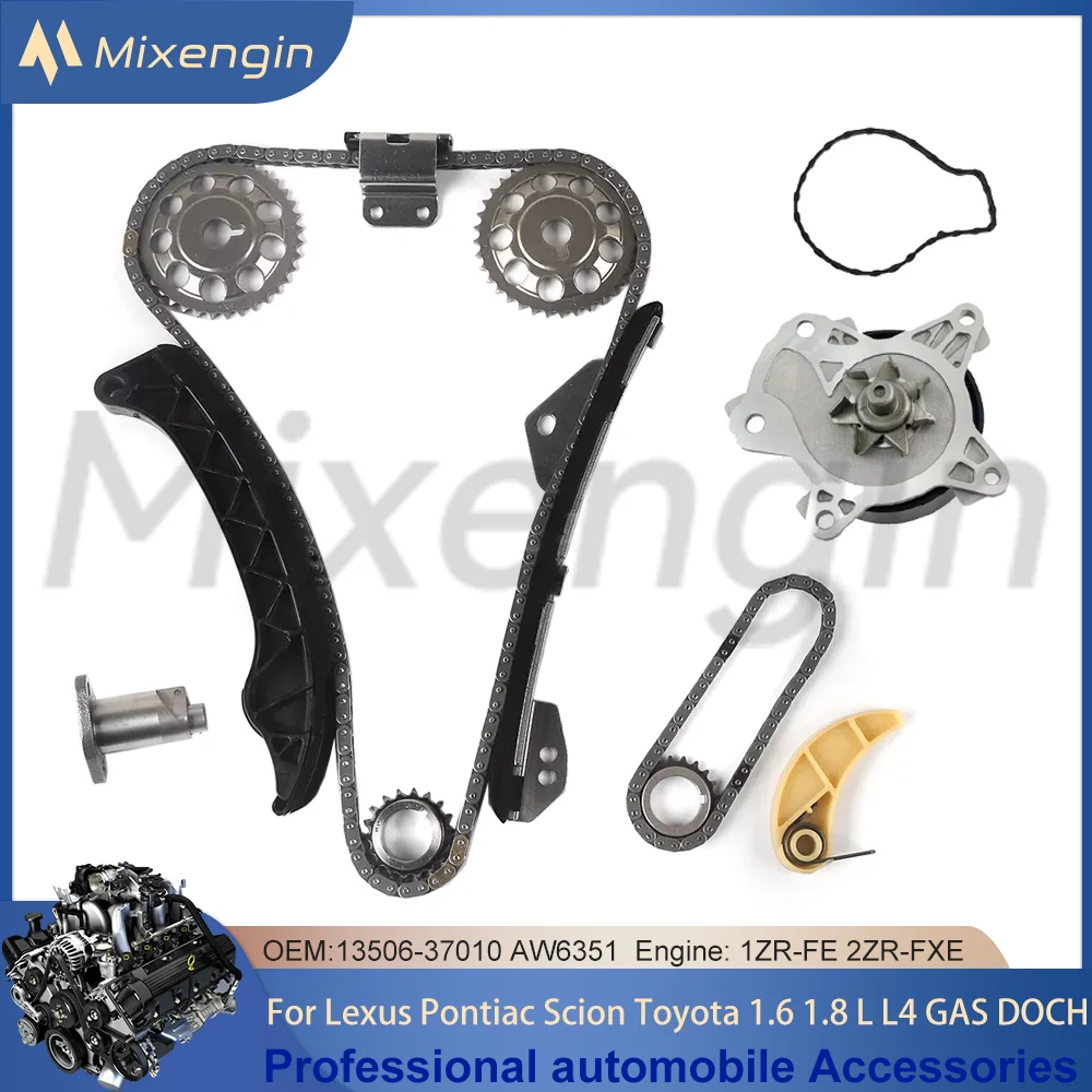 Комплект цепи синхронизации водяной насос подходит для 06-22 Lexus Pontiac Scion Toyota COROLLA 1 6 8