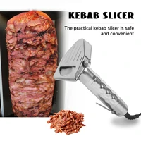 itop new arrival kebab slicer electric handheld shawarma slicing machine 80 mm diameter blade transformer 240v 80w