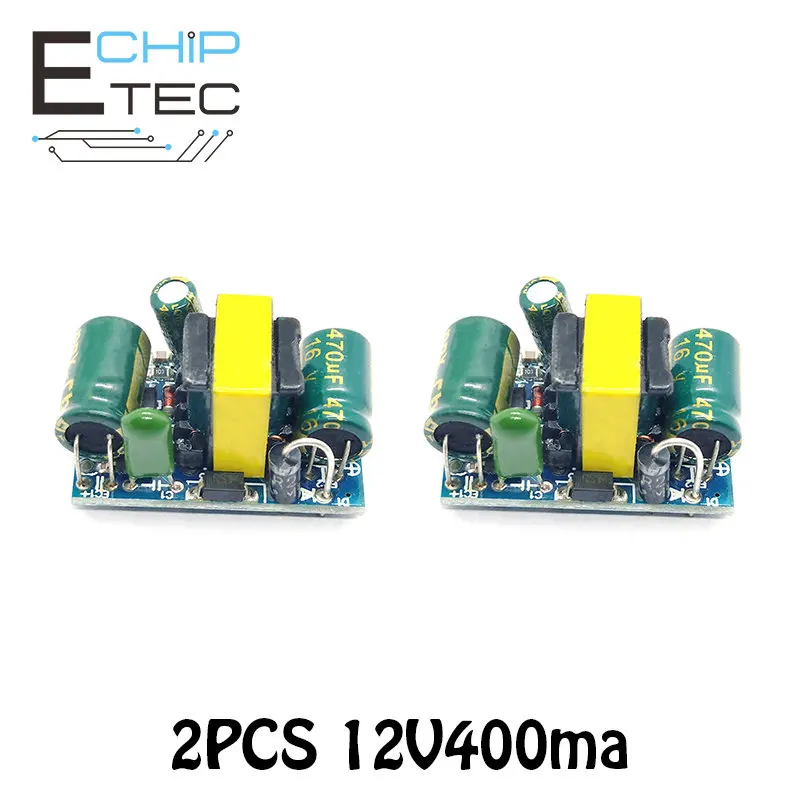 

Free shipping 2PCS 12V 400mA (4.8W) Isolated Switch Power Supply Module AC-DC 220V turn 12V Buck Step-down Module