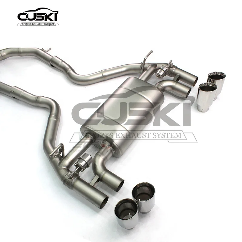 Высококачественная выхлопная система Catback для BMW M2C S55 F87 3 0 T 2018-2023 труба из