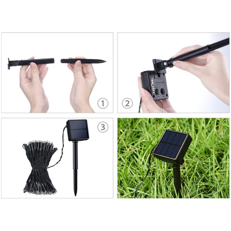 Хрустальная бусина солнечный свет гирлянда светодиодный пузырьковый шар