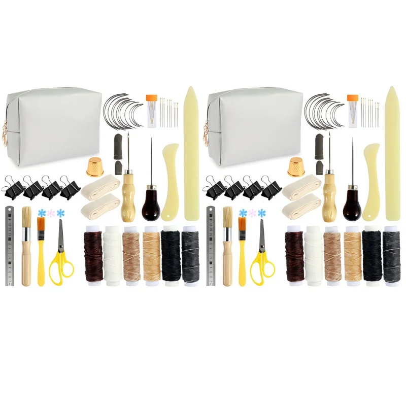 98 шт. инструмент для переплета книг шило с деревянной ручкой большие иглы зажимы