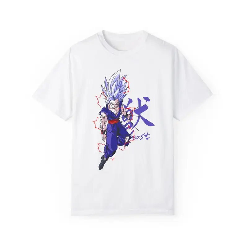 Beast Gohan одежда унисекс-окрашенная футболка