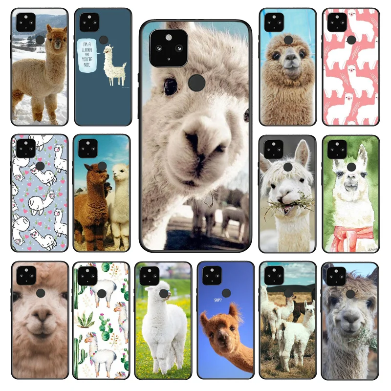 

Lama Alpacas Animal Phone Case for Google Pixel 7 7Pro 6 Pro 6A 5A 4A 3A Pixel 4 XL 5 6 4 3 XL 3A 2 XL
