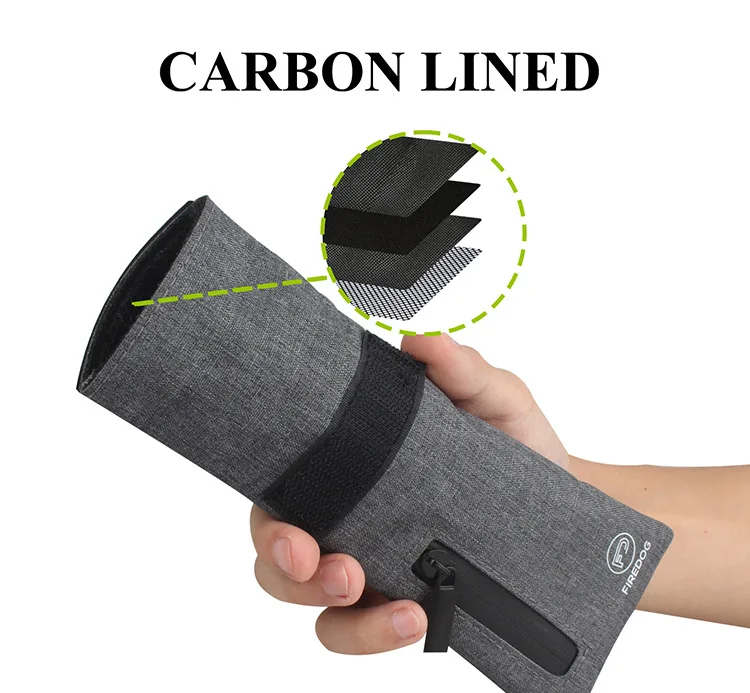 Сумка с защитой от запаха чехол карбоновой подкладкой для табака курения сумка