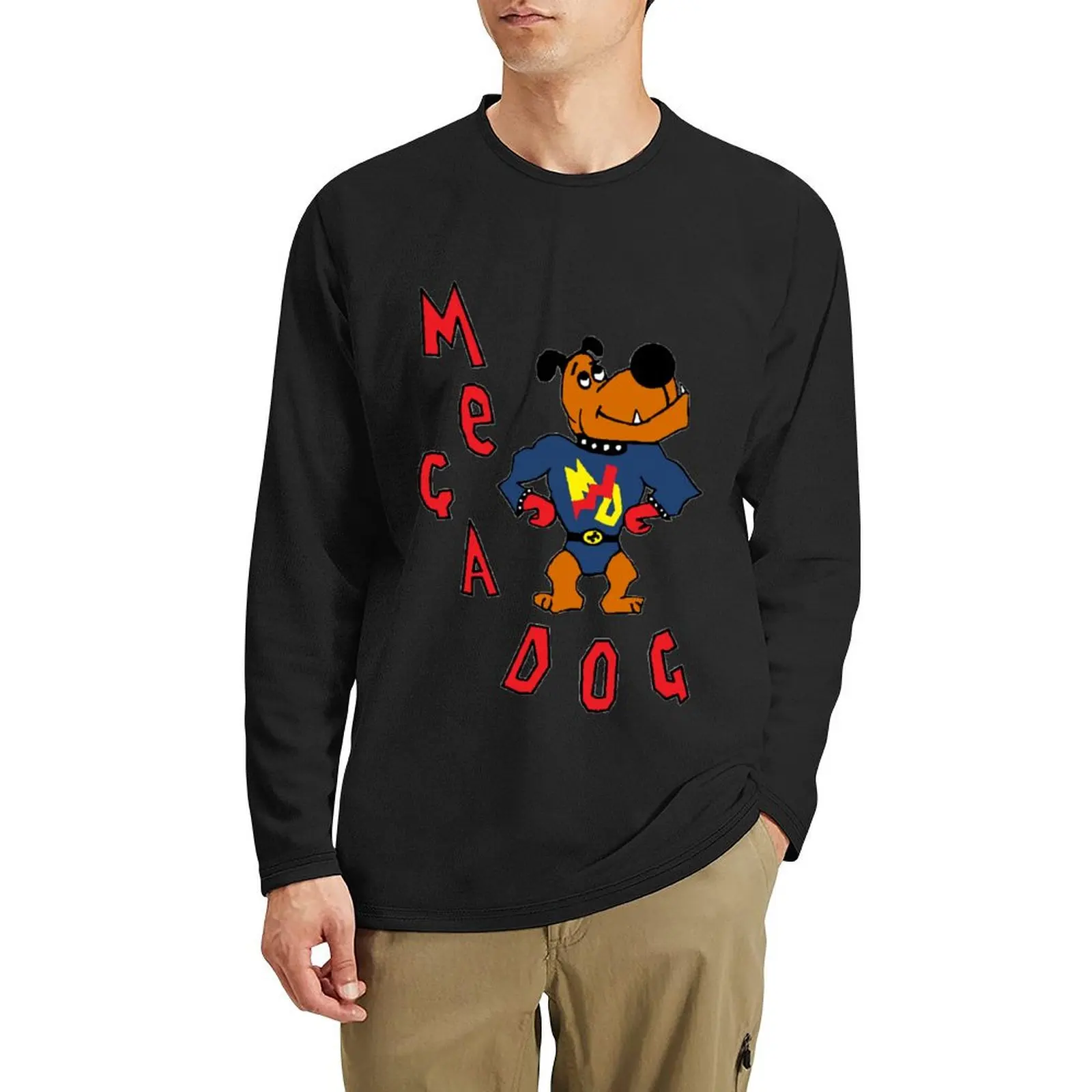 Skins UK - Sid Jenkins Mega Dog Design Длинная футболка на заказ аниме одежда быстросохнущая