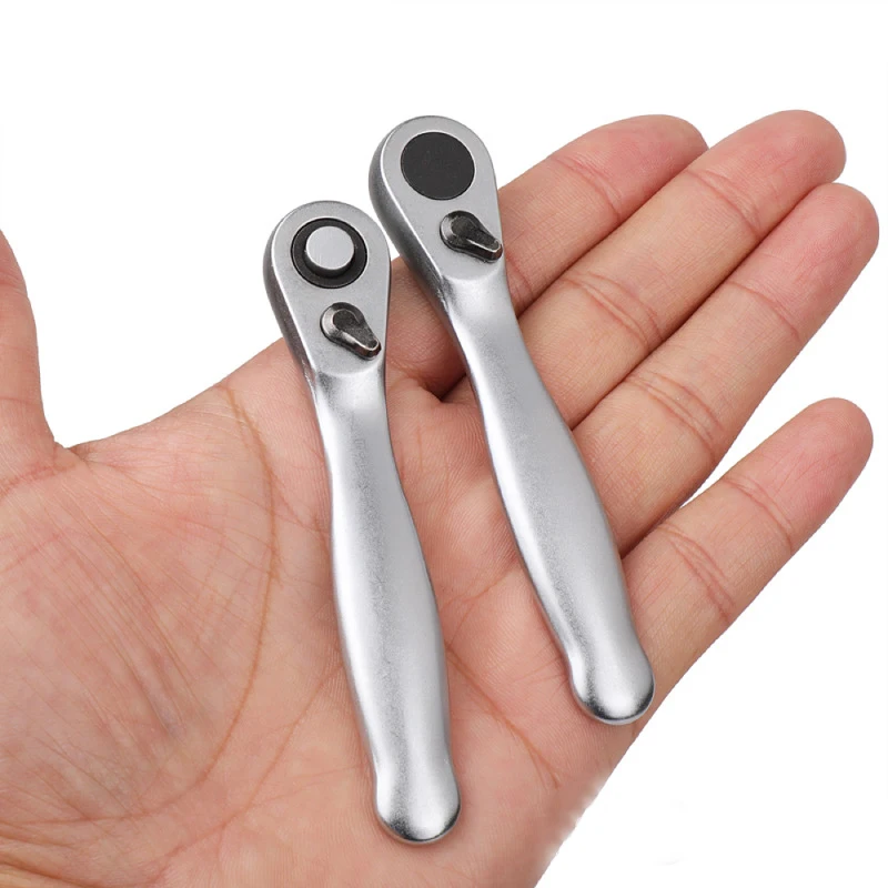

Mini 1/4 inch Double Ended Quick Socket Ratchet Wrench Rod Screwdriver Bit Tool Contain 1 x Ratchet Handle Wrench