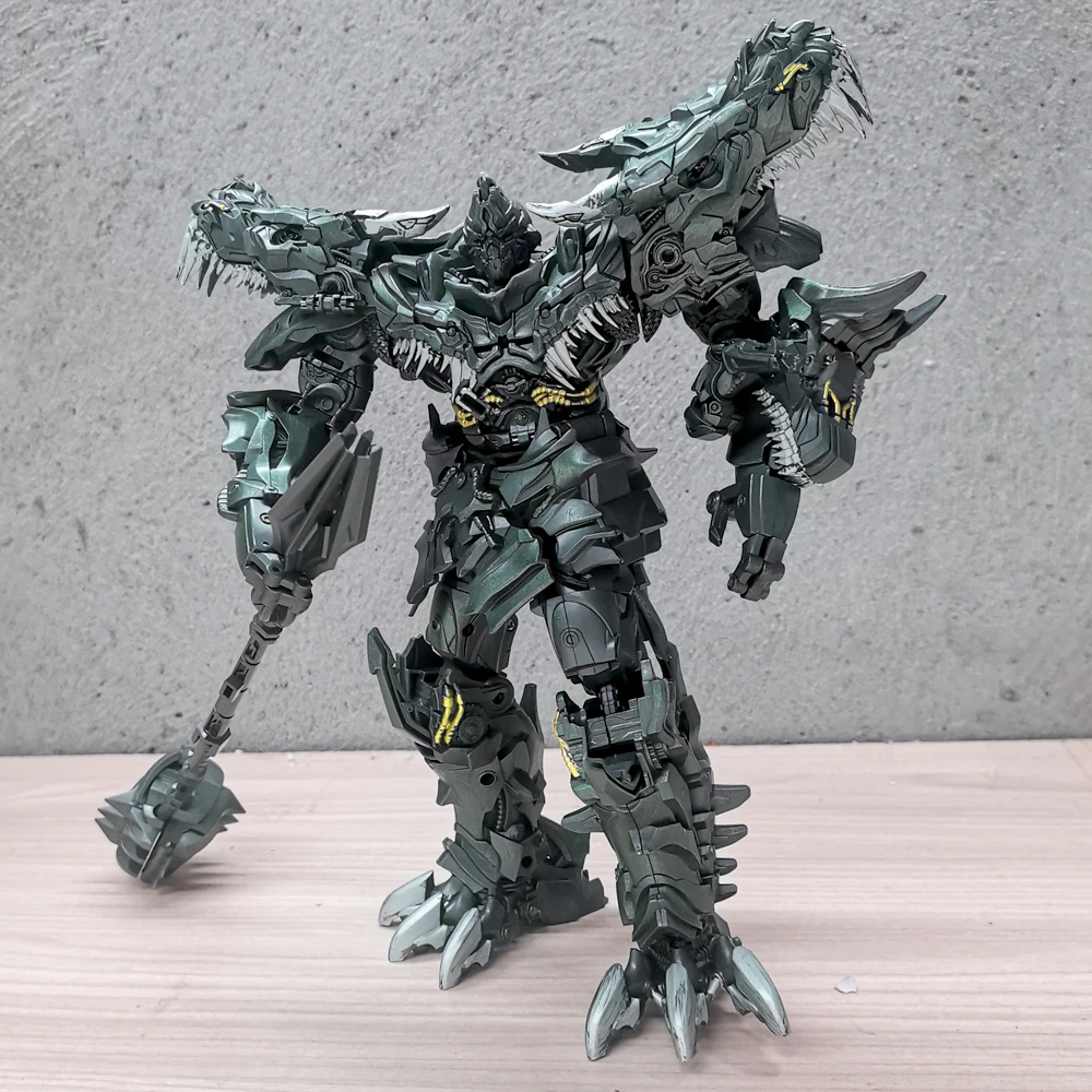Фото Игрушка-трансформер BAIWEI Grimlock TW1034 Dinosaur Leader OP Commander KO SS07 SS44, экшн-фигурка, деформирующий робот, аниме-модель №4