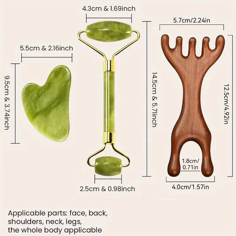 Расческа с шестью когтями и Рогами двойного назначения массажная для глаз
