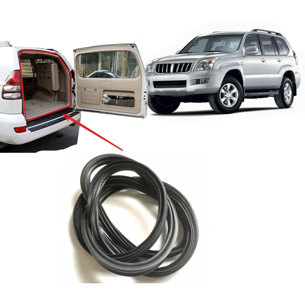 

1 шт. резиновое уплотнение задней двери для Land Cruiser Prado 120 LC120 2003-2009, защитное уплотнение задней двери для Lexus GX470