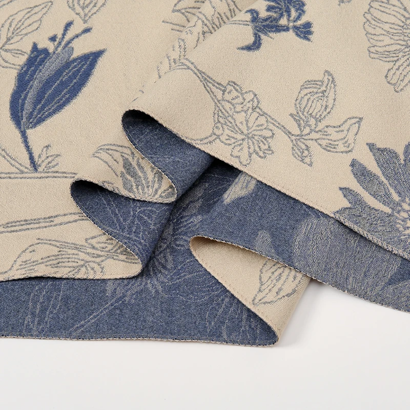 Женские длинные шали из пашмины толстые и теплые модные Пионовые ветки