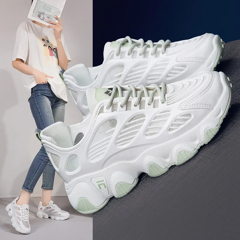 

Женские кроссовки для бега, дышащие летние кроссовки для улицы, яркие спортивные туфли, повседневные Прогулочные кроссовки, женские кроссовки для тенниса
