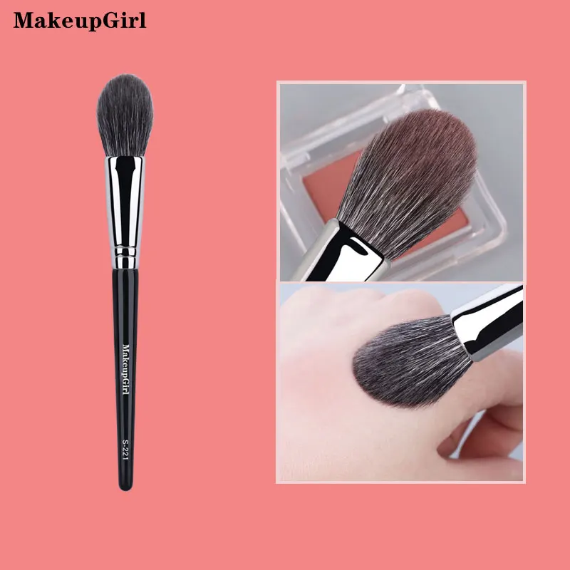 

MakeupGirl Powder Blush Makeup Brushes Set Cosmetic Contour Repair Shadow Hourglass Brush Soft Make Up Beauty Professional Tools