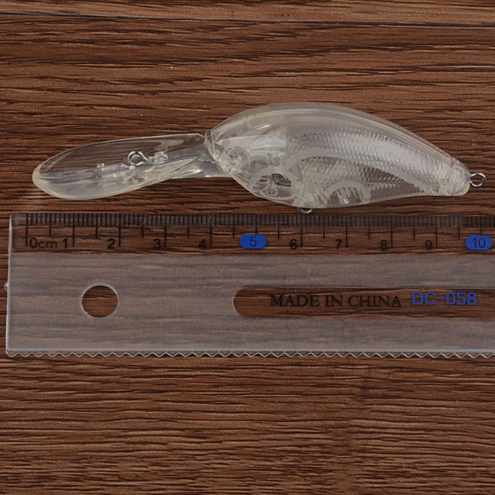 Рыболовная Неокрашенная кренкбейт 10 см11,5 г, приманка, пластиковая  жесткая приманка без крючка, прозрачное искусственное рыболовное  снаряжение, оптовая продажа, G32 | AliExpress