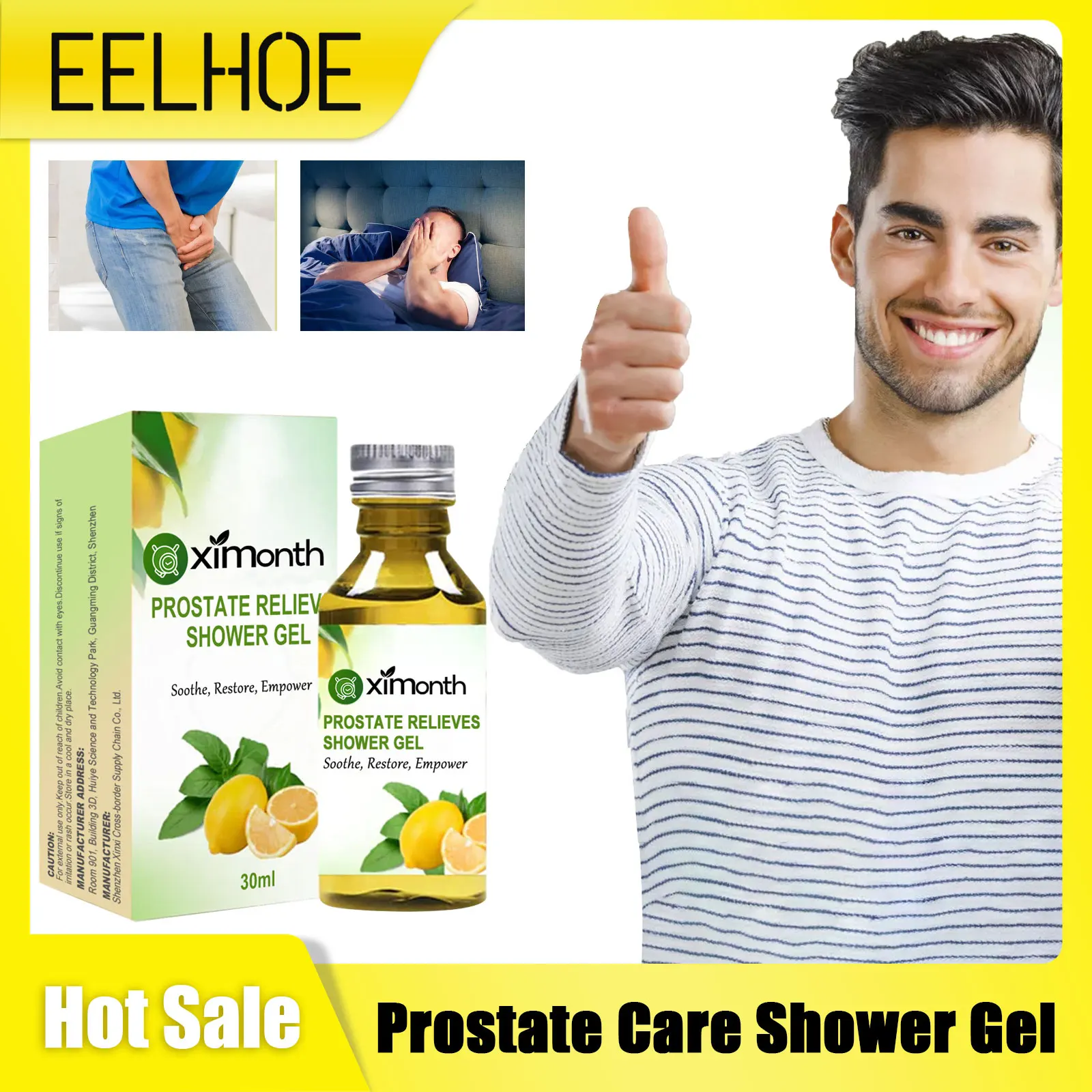 

Shower Gels For Men Relieve Prostatitis Pain Prostate Cure Urethritis Urinary Frequency Kidney Care Deep Clean Bathing Body Wash