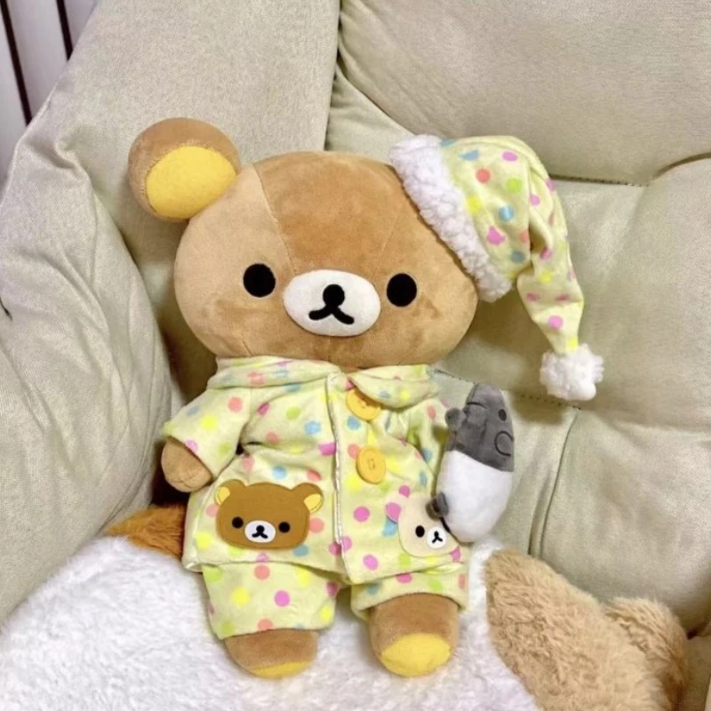 Rilakkuma пижамы плюшевые куклы мультяшные украшения для спальни периферийные