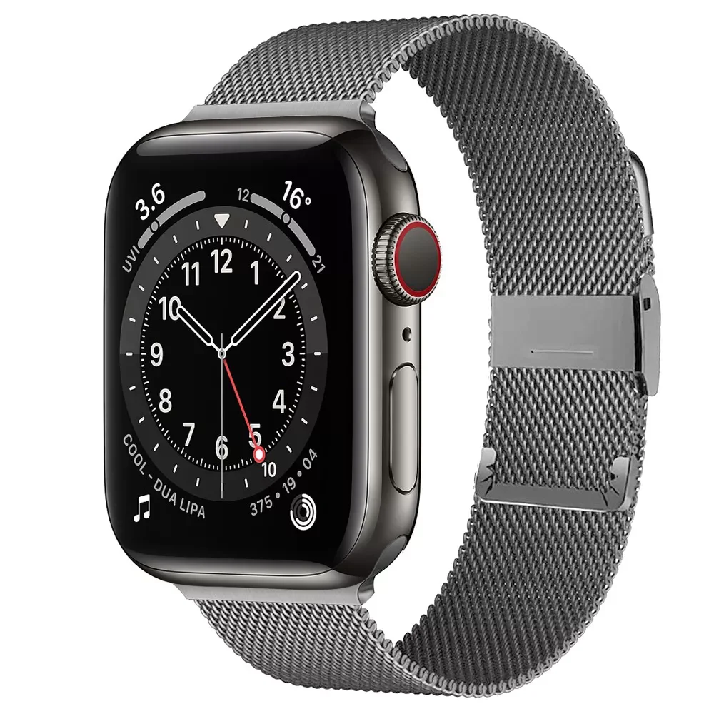 Strap For Apple watch band 44mm 40mm 38mm 42mm 44 mm Metal Magnetic Loop Stainless steel bracelet iWatch 3 4 5 6 se band