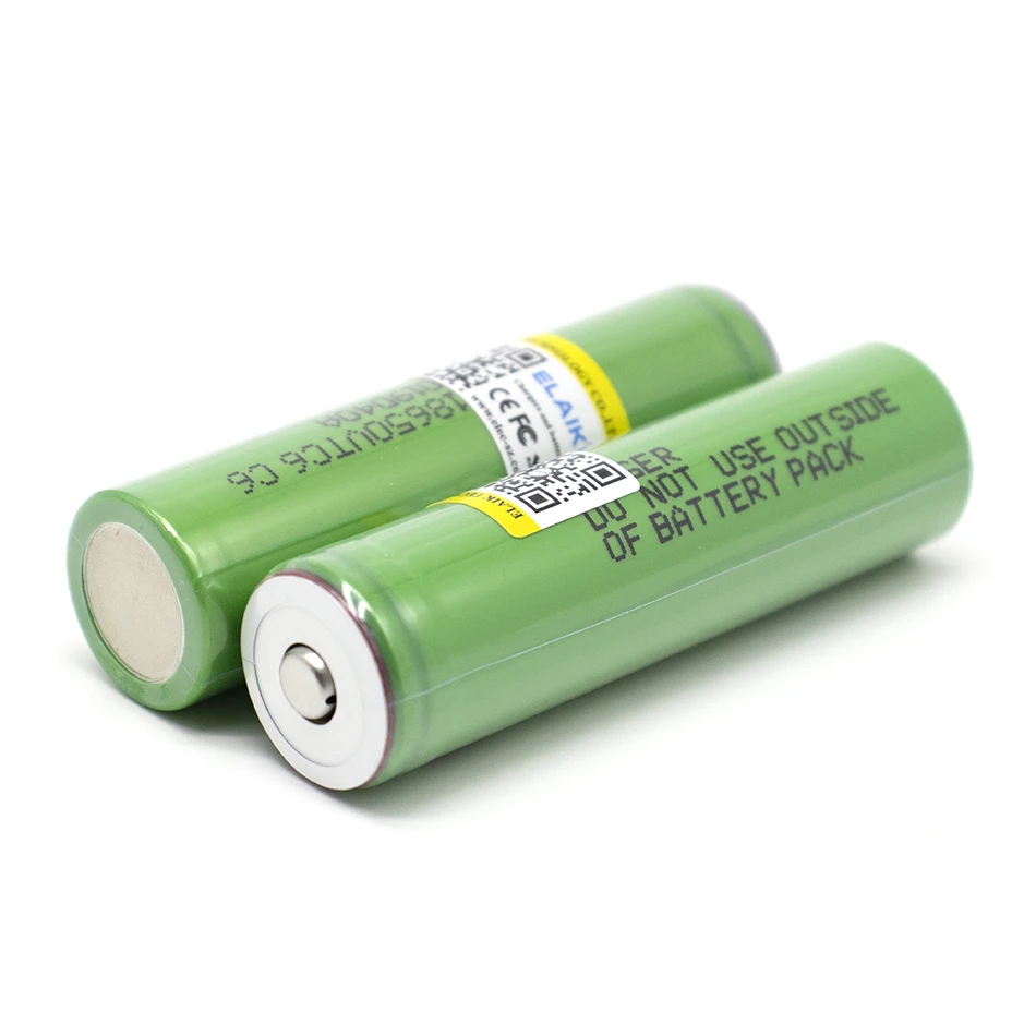 

2 stücke Elaik VTC6 3,7 V 3000 mAh 18650 Li-Ion Akku 30A Entladung für 18650VTC6 batterien + Spitzen