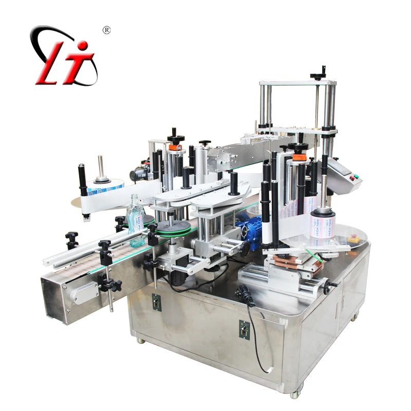 

LT-600 Automatic High Speed double-sided alcohol bottles jar labeling machine