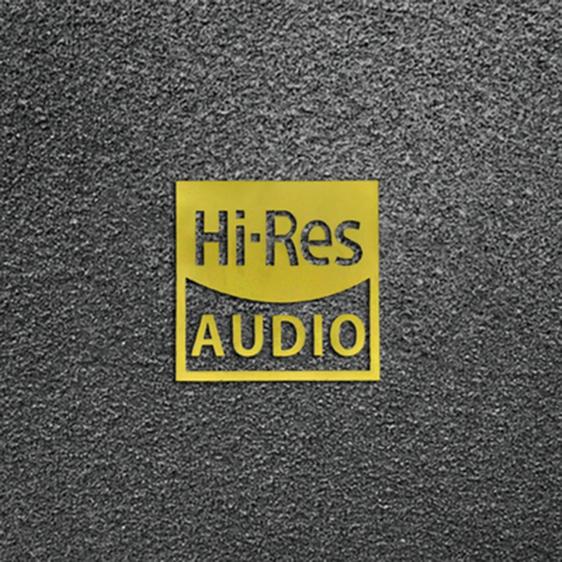 Hi-res AUDIO золотые стандартные высококачественные металлические декоративные