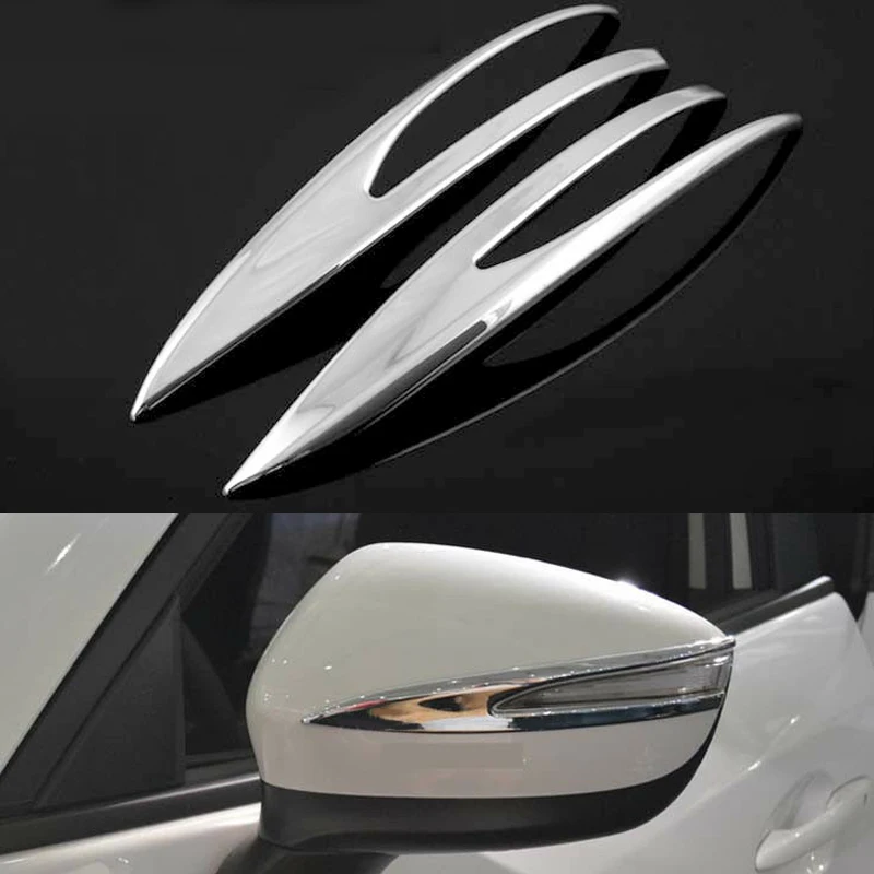 

Накладка на зеркало заднего вида, 1 пара, серебро 2016 пробы