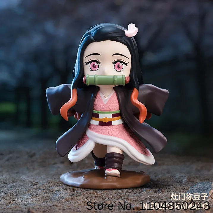 Фото POP MART Demon Slayer Kimetsu No Yaiba: Серия фигурок Battle Series, 1 шт., 12 шт. в тайной коробке, коллекционная фигурка, подарок для любителей аниме №2