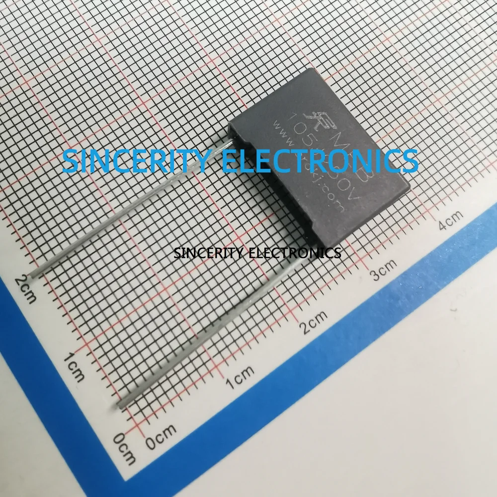 

10 шт./лот CL21B 105J250V 1uF250V шаг 15 мм Металлизированные конденсаторы из полиэфирной пленки тип коробки