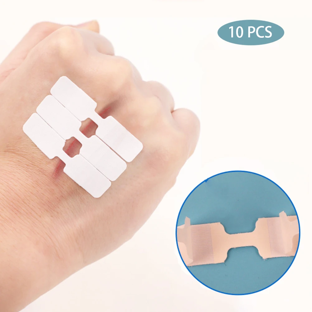 

10Pcs/Box Waterproof Band Aid Butterfly Adhesive Wound Closure Band Aid Emergency Kit Adhesive Bandages