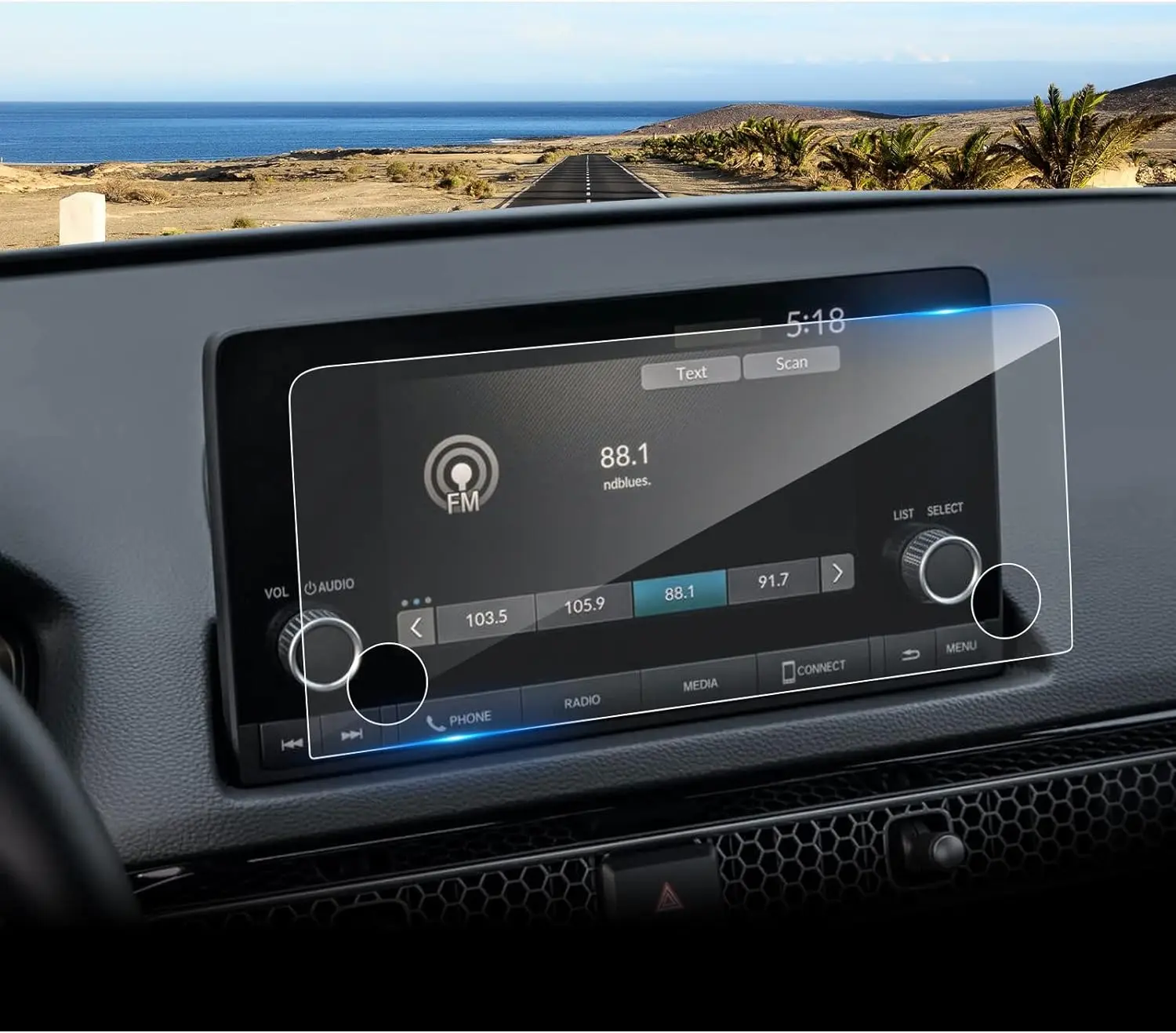 

Для Acura Integra 2023 2024 7-дюймовый 9-дюймовый автомобильный ЖК-дисплей gps навигатор пленка для экрана из закаленного стекла protector