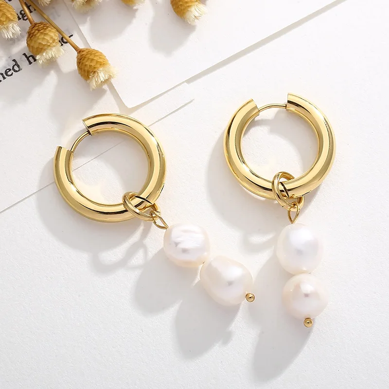 Модные женские и мужские серьги-гвоздики золотого серебряного цвета из