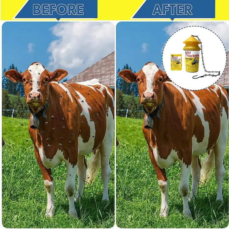 Наживка для мух уличная банка-ловушка с растворяемой приманкой ловушки вешалка