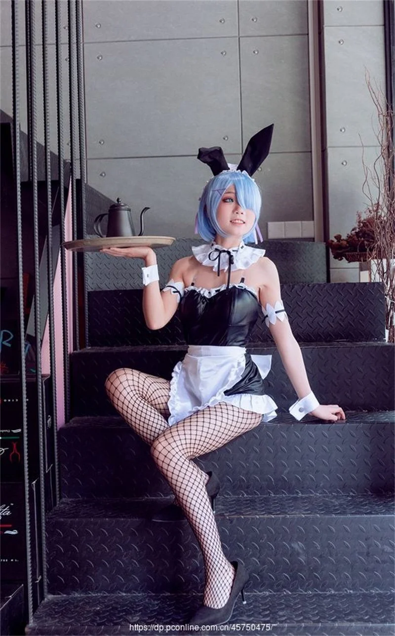 Аниме Re Life in a другой мир Ram/Rem косплей сексуальная униформа Re: zero Kara Hajimeru Isekai Seikatsu