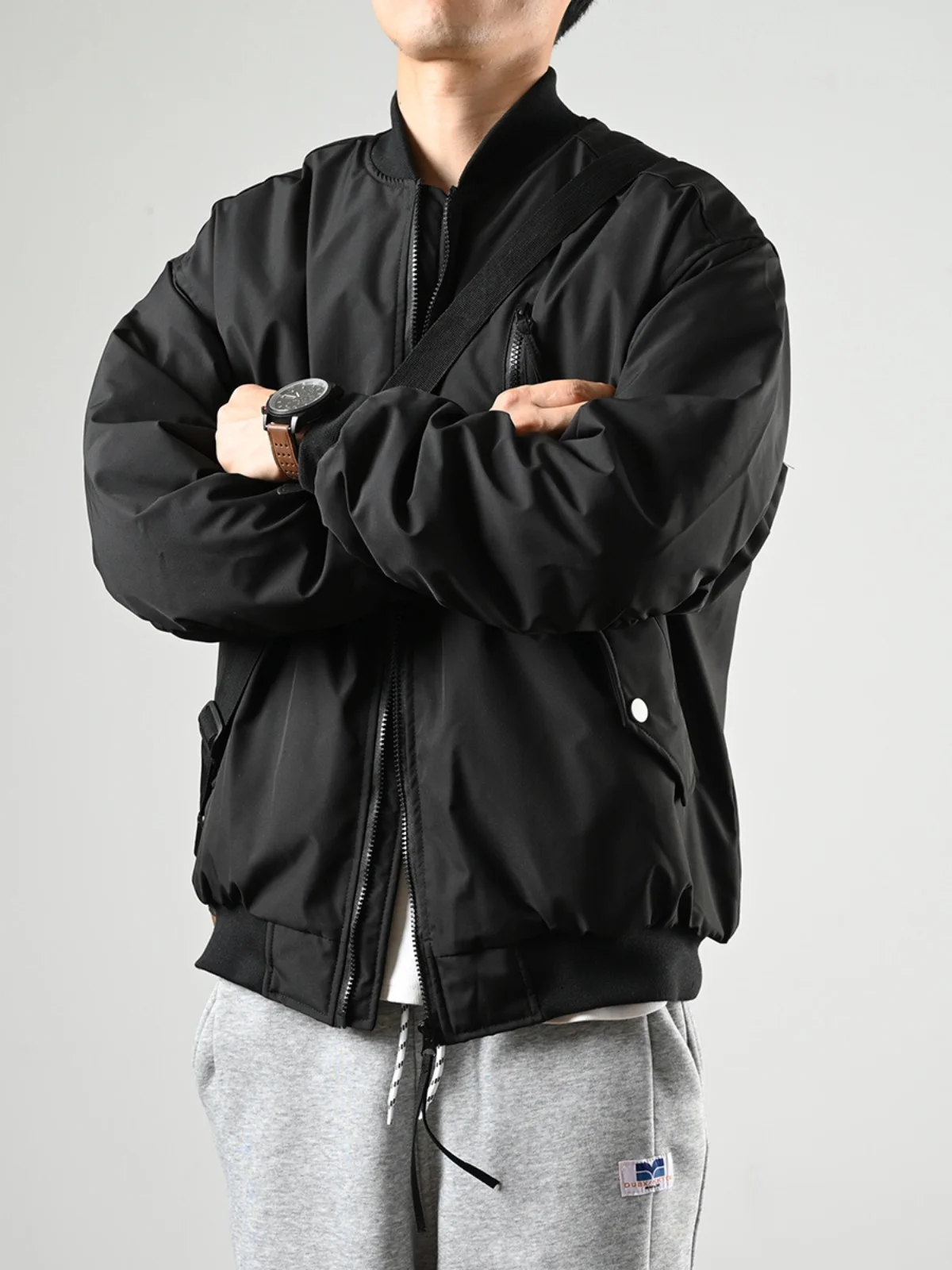 Оранжевое клубное пальто на хлопковой подкладке мужская японская мода