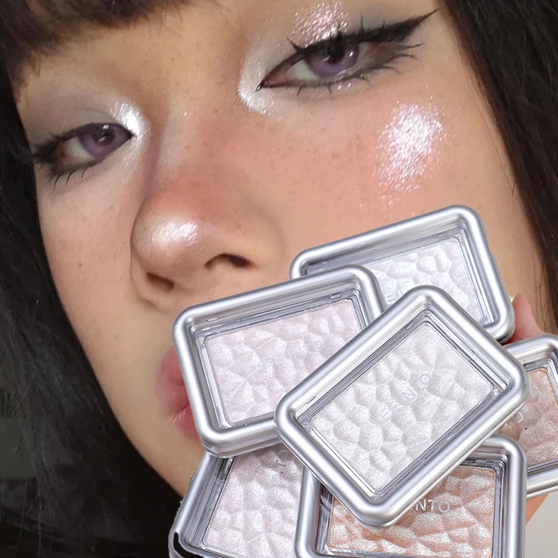 Палитра хайлайтеров для контуринга отбеливающие и блестящие водостойкие