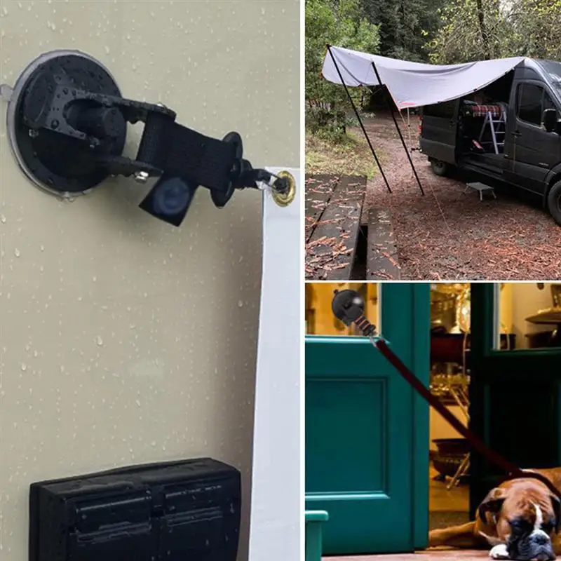 Крючок на присоске 4 шт. многоразовый переносной крючок для кемпинга походов