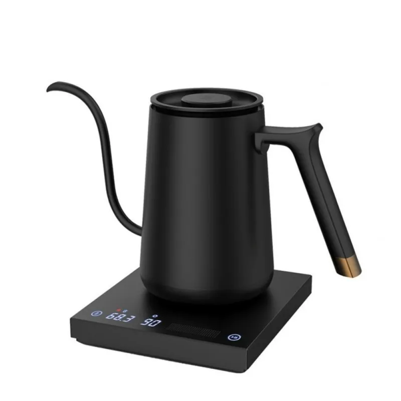 Electric Coffee Pot Hot Water Jug Temperature-Control Heating Water Bottle Stainless Steel Gooseneck Tea Kettle 600ml - 800ml