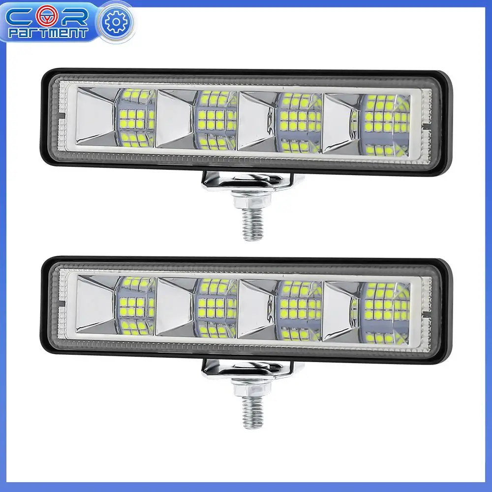 

Universal Led Bar Flood Light 72w Durable Motorcycle Lights Car Accessories Super Bright Modified Lights For Car Suv Boat
