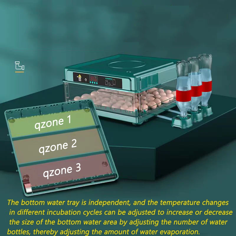 9/15 маленький домашний инкубатор для яиц полностью автоматический контроль