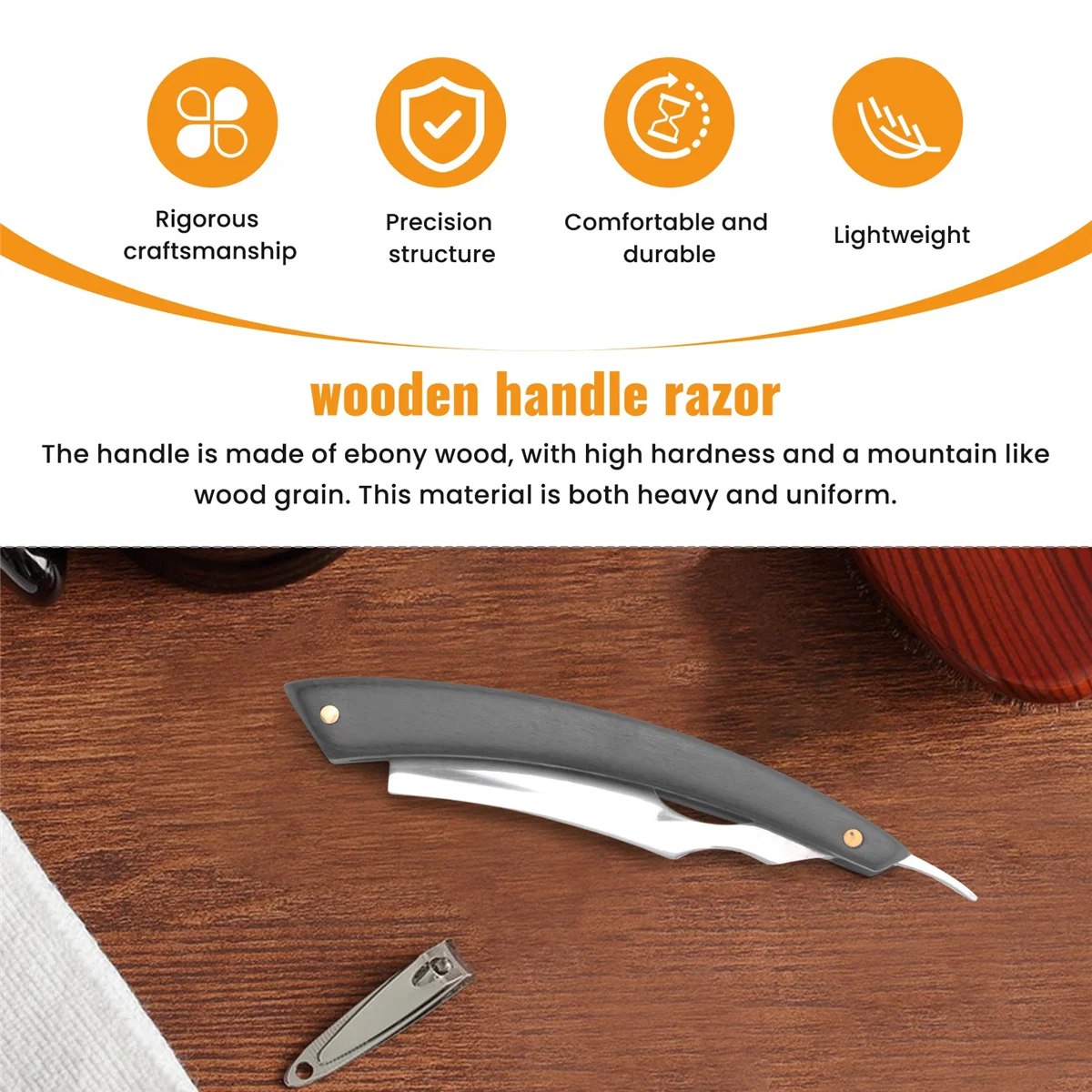 Ретро бритвы изготовлены вручную складная прямая парикмахерская бритва из