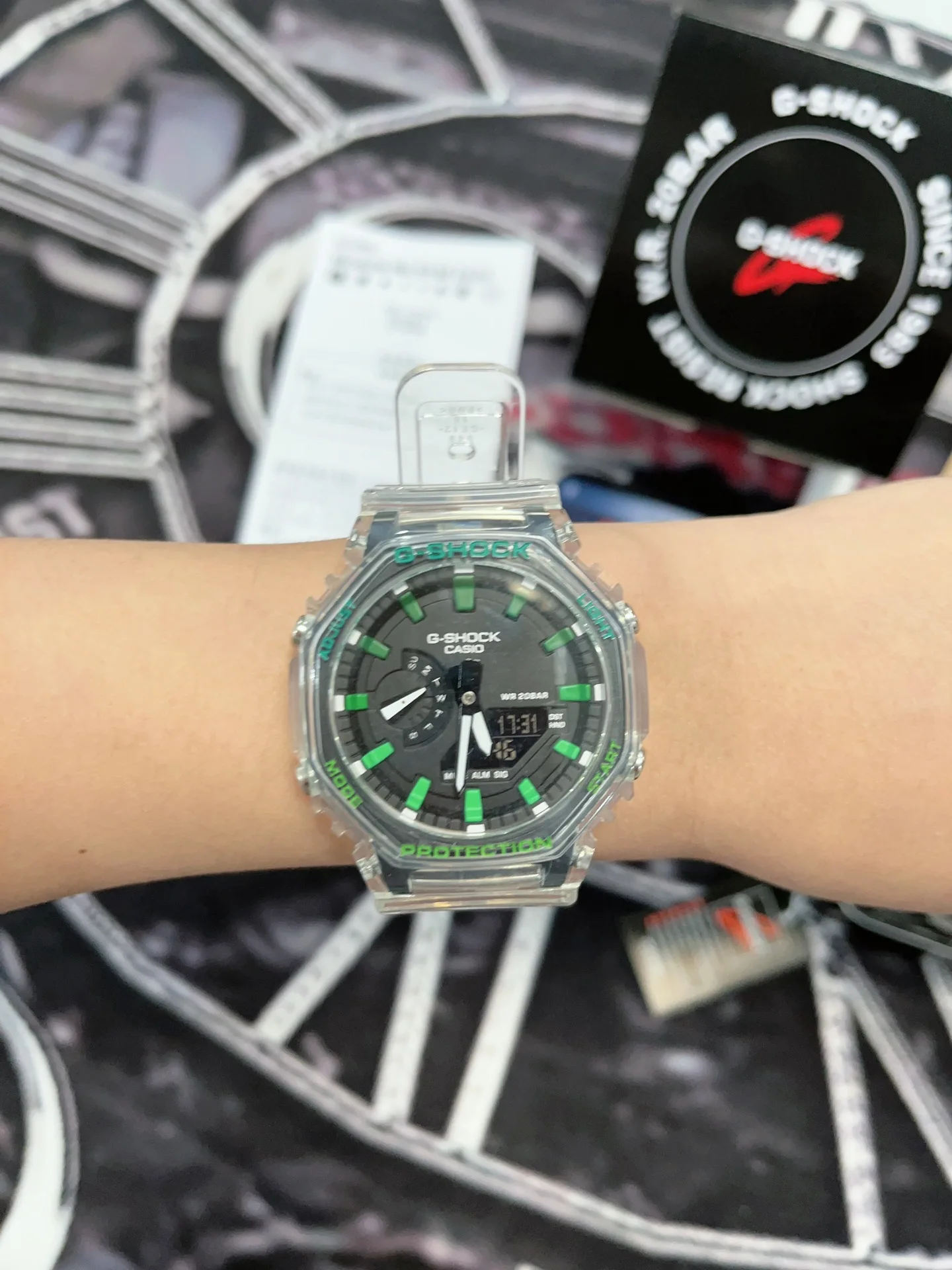 CASIO Ga2100 серия Ударопрочный и антимагнитный 200-метровый водонепроницаемый