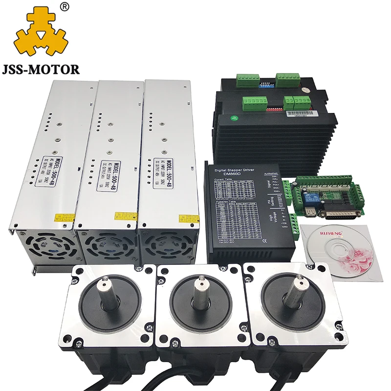 

34 12N.m 3 axis cnc kit stepper driver and stepper motor