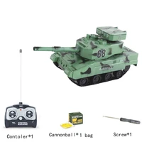 remote control tank fire a cannon electronic tank shoot cannonball rc car electric games military model for boy birthday gifts