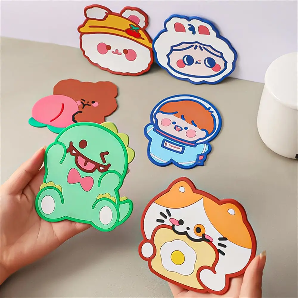 

Cute Table Mat Children Tableware Mat Mats Anti-scalding Insulation Pad Silicone Coaster