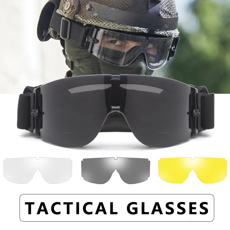 

military Glasses army Tactical glasses Airsoft goggles Paintball military googles tactical lenses safety glasses eyepieces