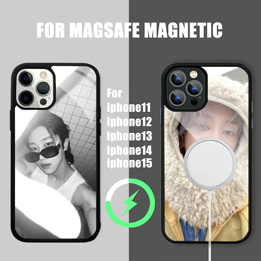 Зеркальный чехол для телефона IPhone 15 14 13 Pro Max 11 12 Mini Alex Magsafe