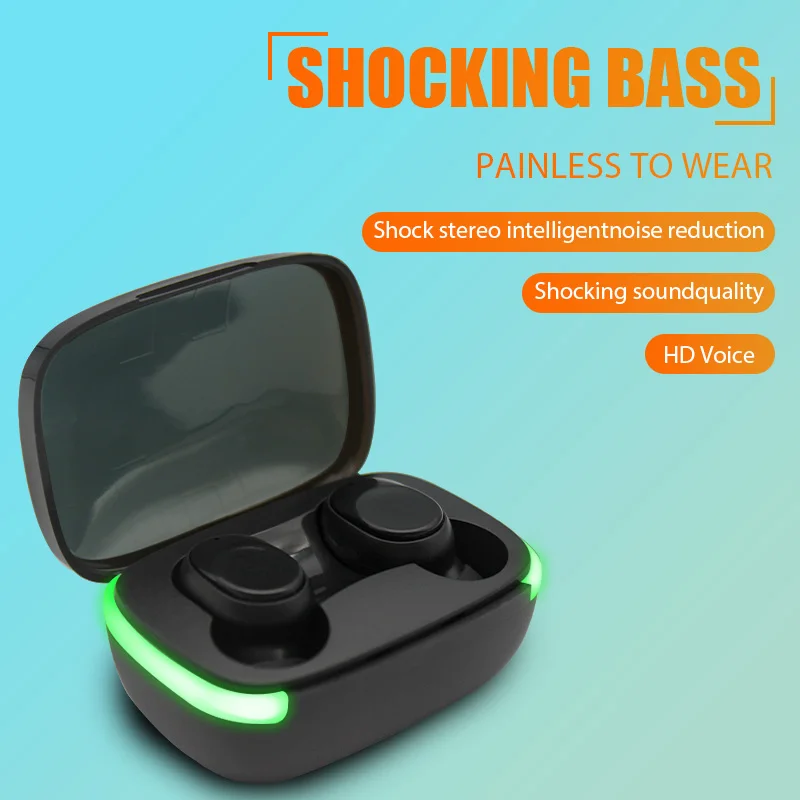 

TWS-стереонаушники Y60 с поддержкой Bluetooth и микрофоном