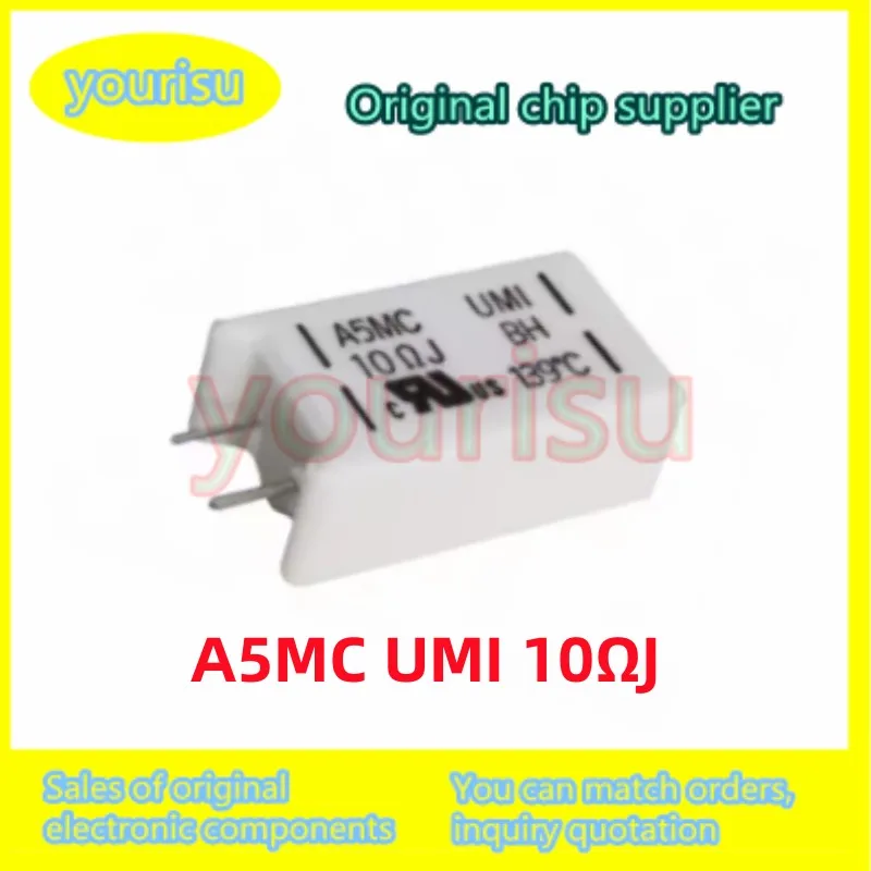 Фото 2-10 шт./лот, оригинальный A5MC UMI 10 ОмJ 139 ℃   Сопротивление цемента с температурой 5 Вт 10R 139 градусов №1