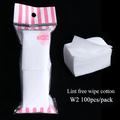 Безворсовые салфетки для снятия лака для ногтей, хлопковые подушечки, Обертывающие салфетки для снятия гель-лака для ногтей, средство для удаления бумаги, чистящие средства #1543
